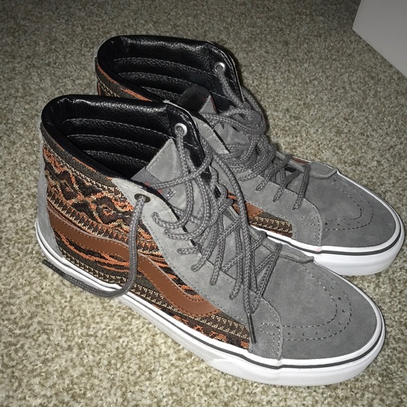 Vans Shoes - {Vans} Hi top suede shoes boho inspired